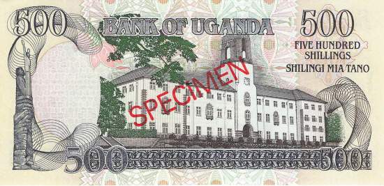 Uganda 500 Shilling 1998 p.35b